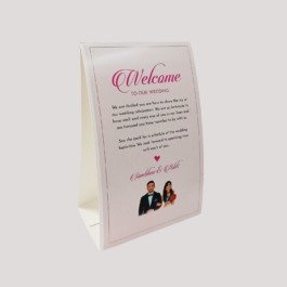 Tent Shaped Room Cards