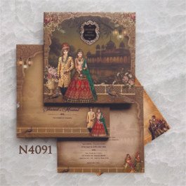 Lasercut Design Brown